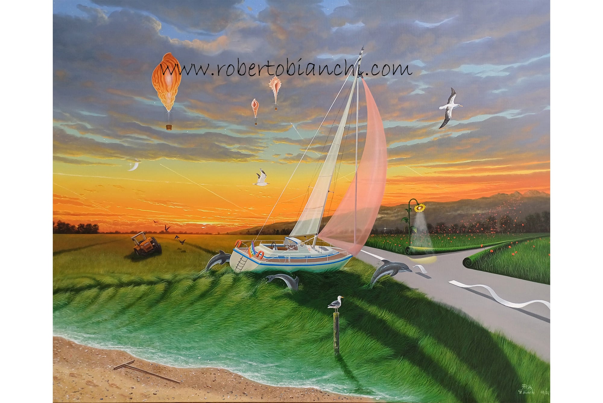 Roberto Bianchi Pittore pittura quadri olio