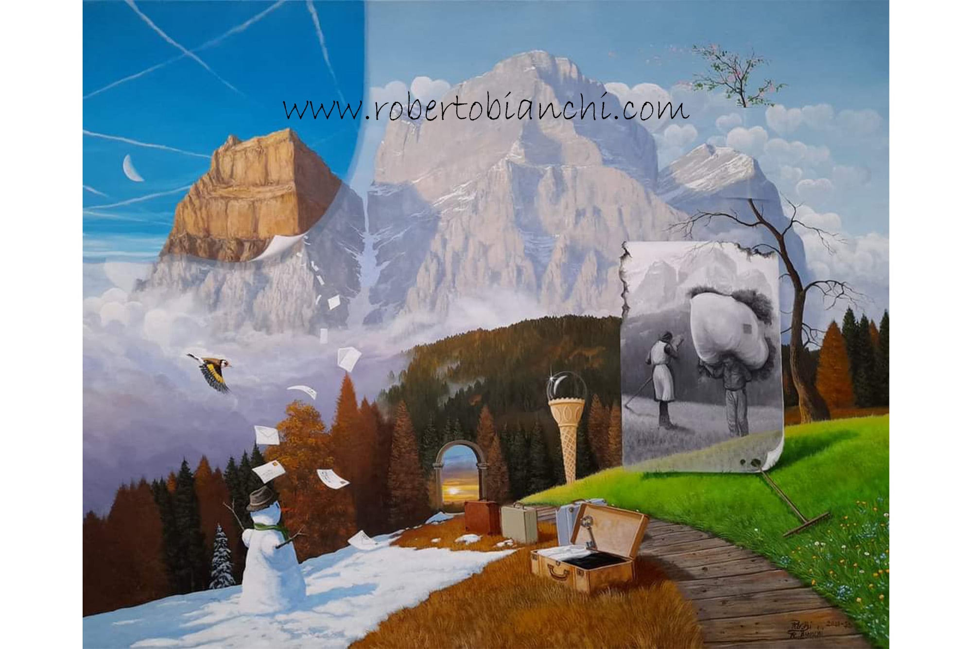 Roberto Bianchi Pittore pittura quadri olio